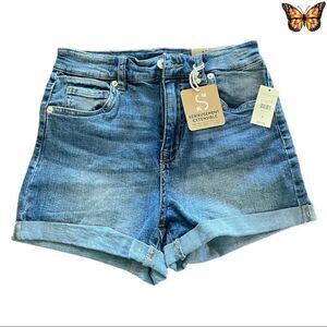 AEROPOSTALE Super High Rise Midi Length Shorts Size 2